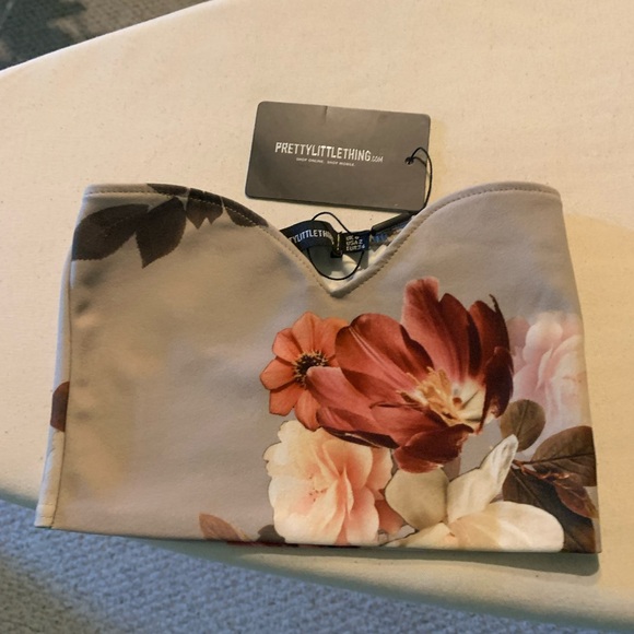 Floral crop top - Picture 3 of 3